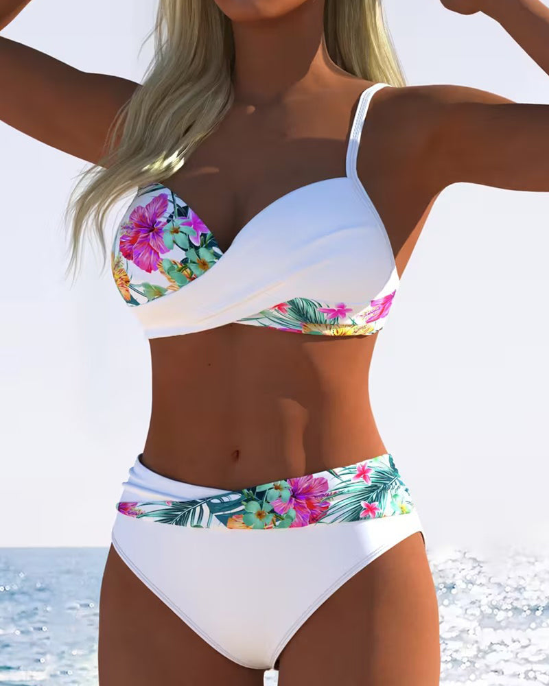 Alma™ | Blomstret bikini sæt