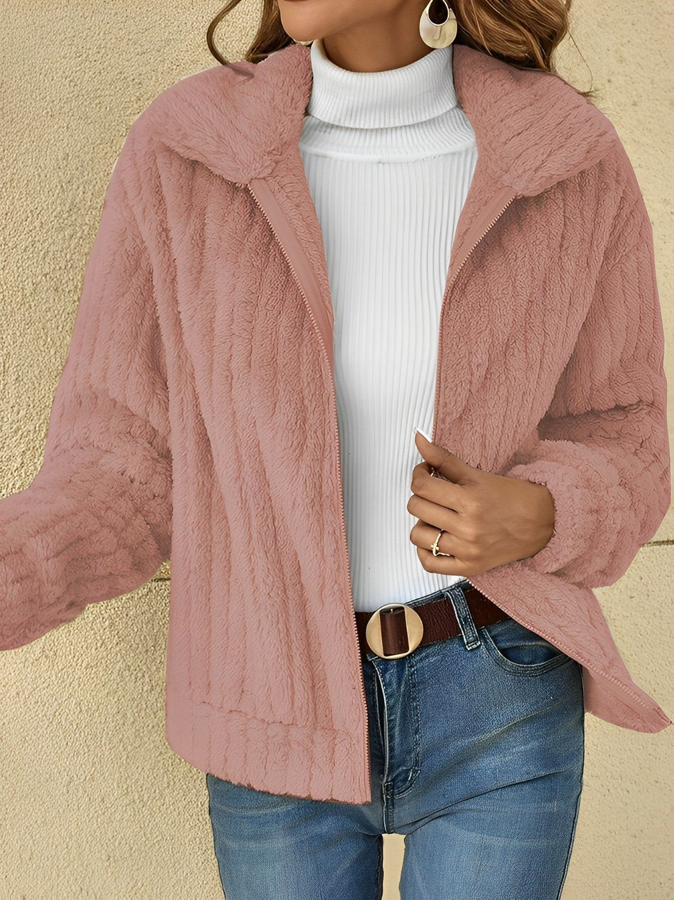 Karla | Elegant Teddyjakke til Varme Dage