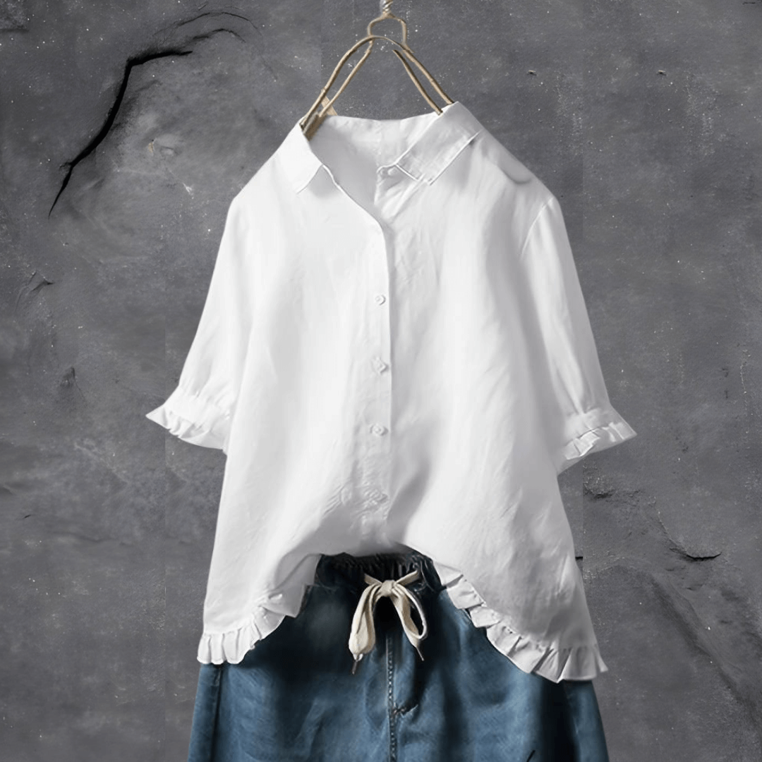 Elegant skjorte med knapper og klassisk design