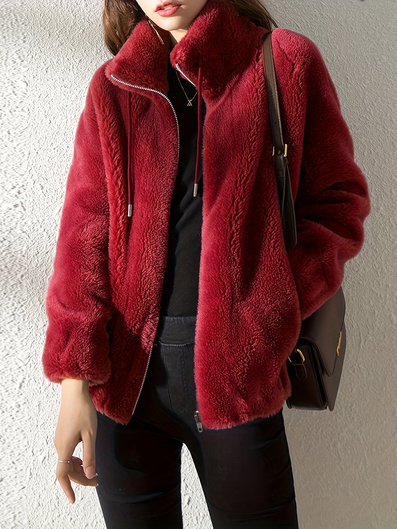 Elina - Blød Fleece Jakke