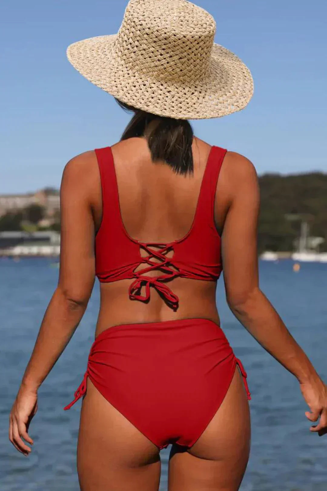 Sofie | Damebikini med snøre og push-up effekt