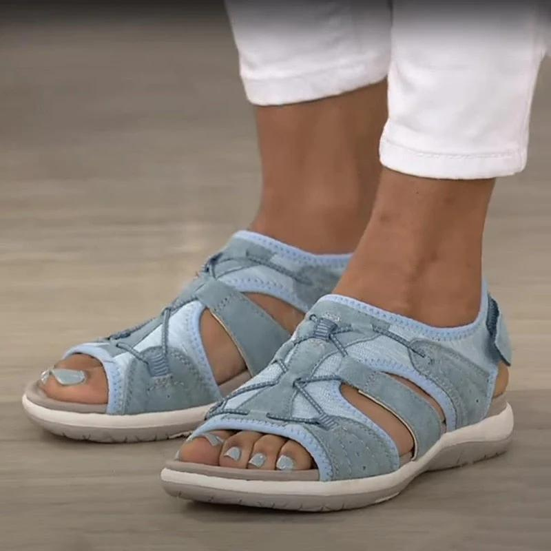 Anna – Damers Komfortable Åbne Tå Strand Sandaler