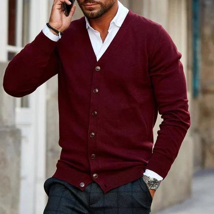 Mikkel | Elegant cardigan til mænd