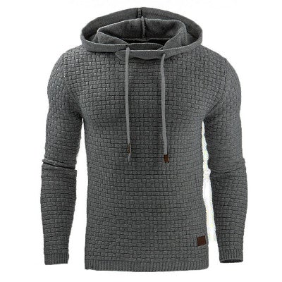 Lars | Casual sweater med hætte til mænd