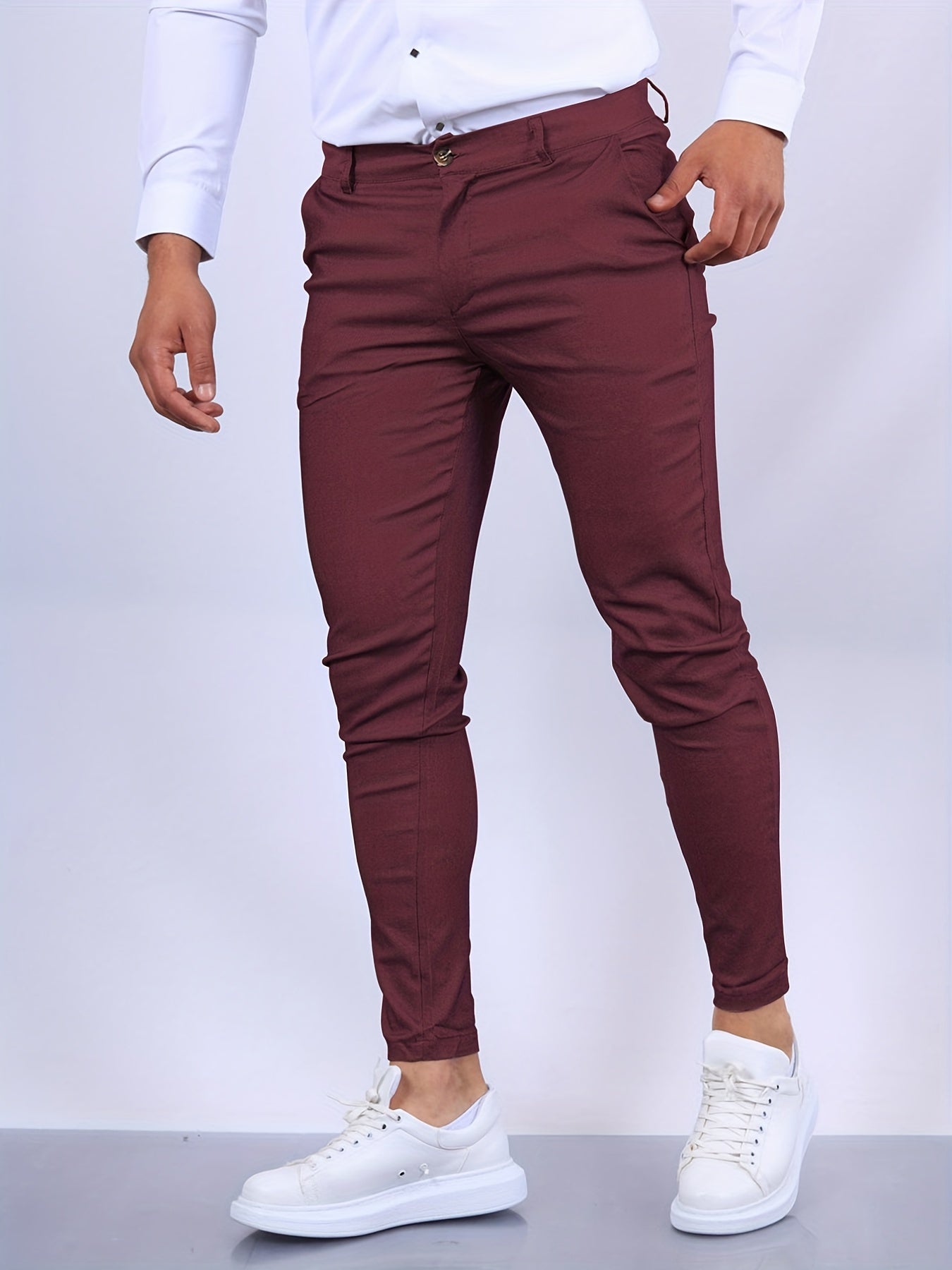 Elegante Herrebukser Slim Fit med Moderne Design