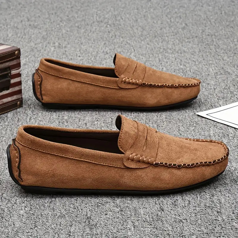Læder Loafers med Komfort