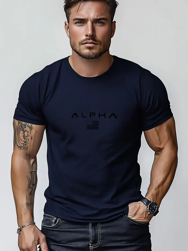 Crew Neck T-shirt i 100% Bomuld