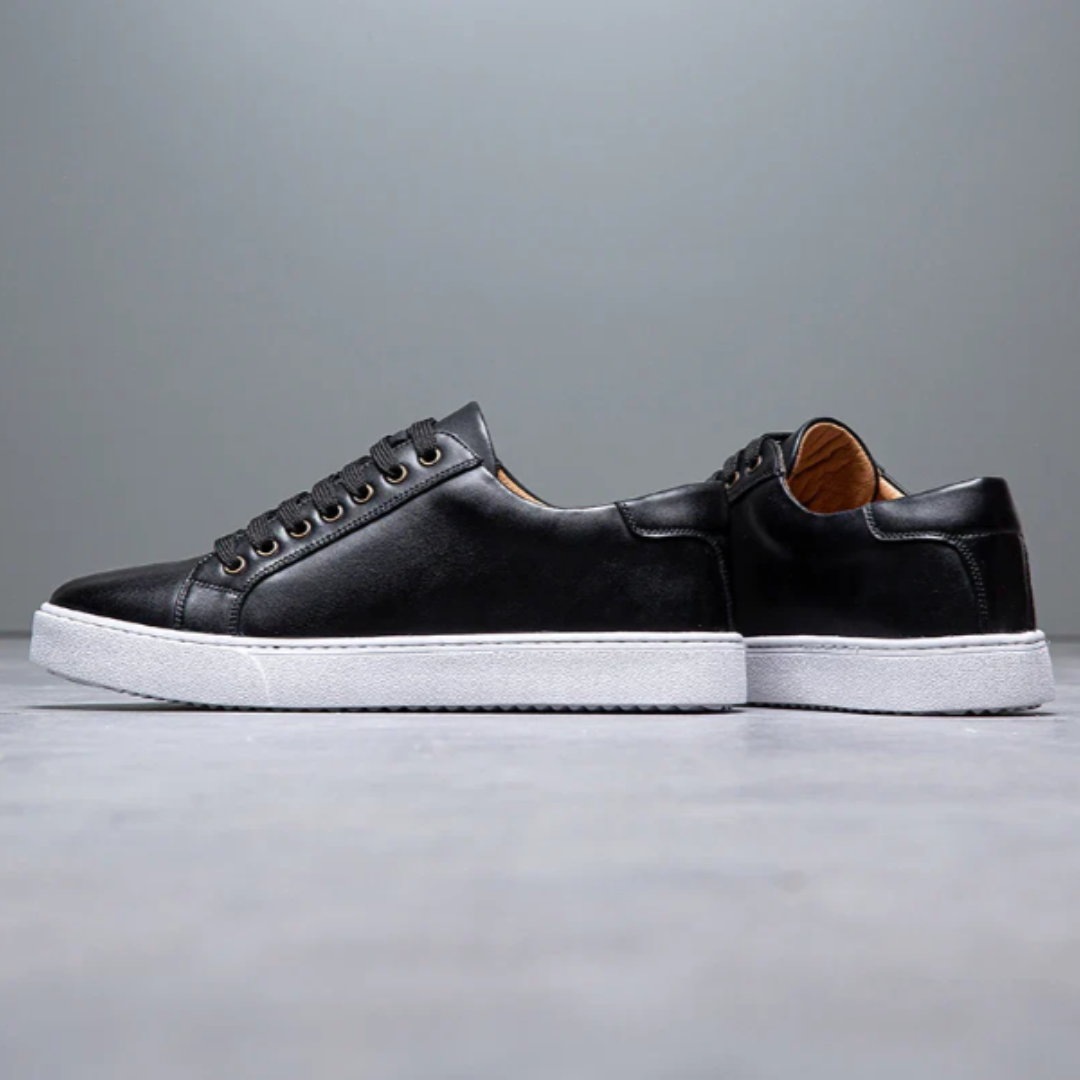 Komfortable lædersneakers til hverdagsbrug
