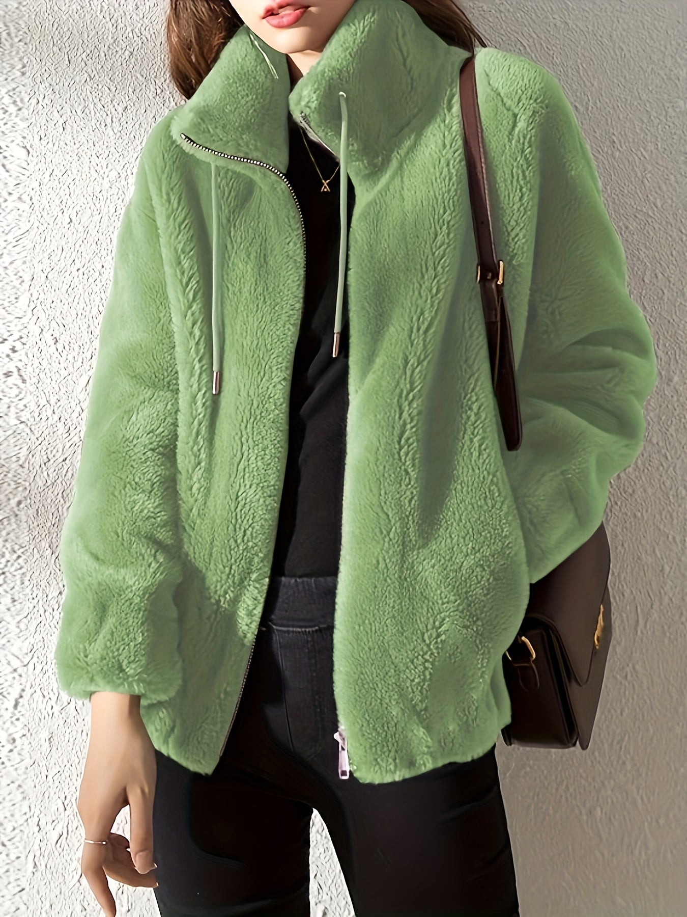 Elina - Blød Fleece Jakke