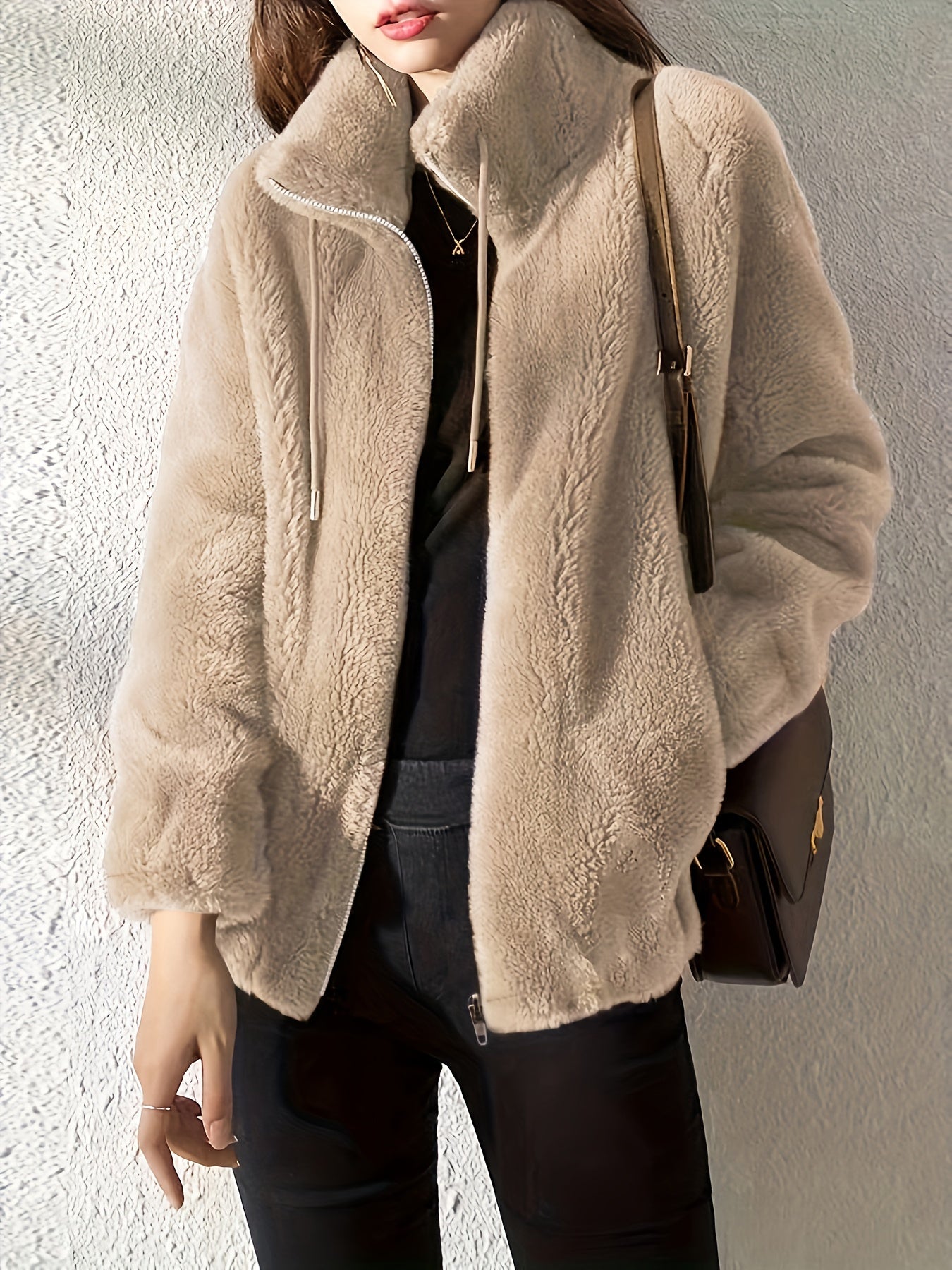 Elina - Blød Fleece Jakke