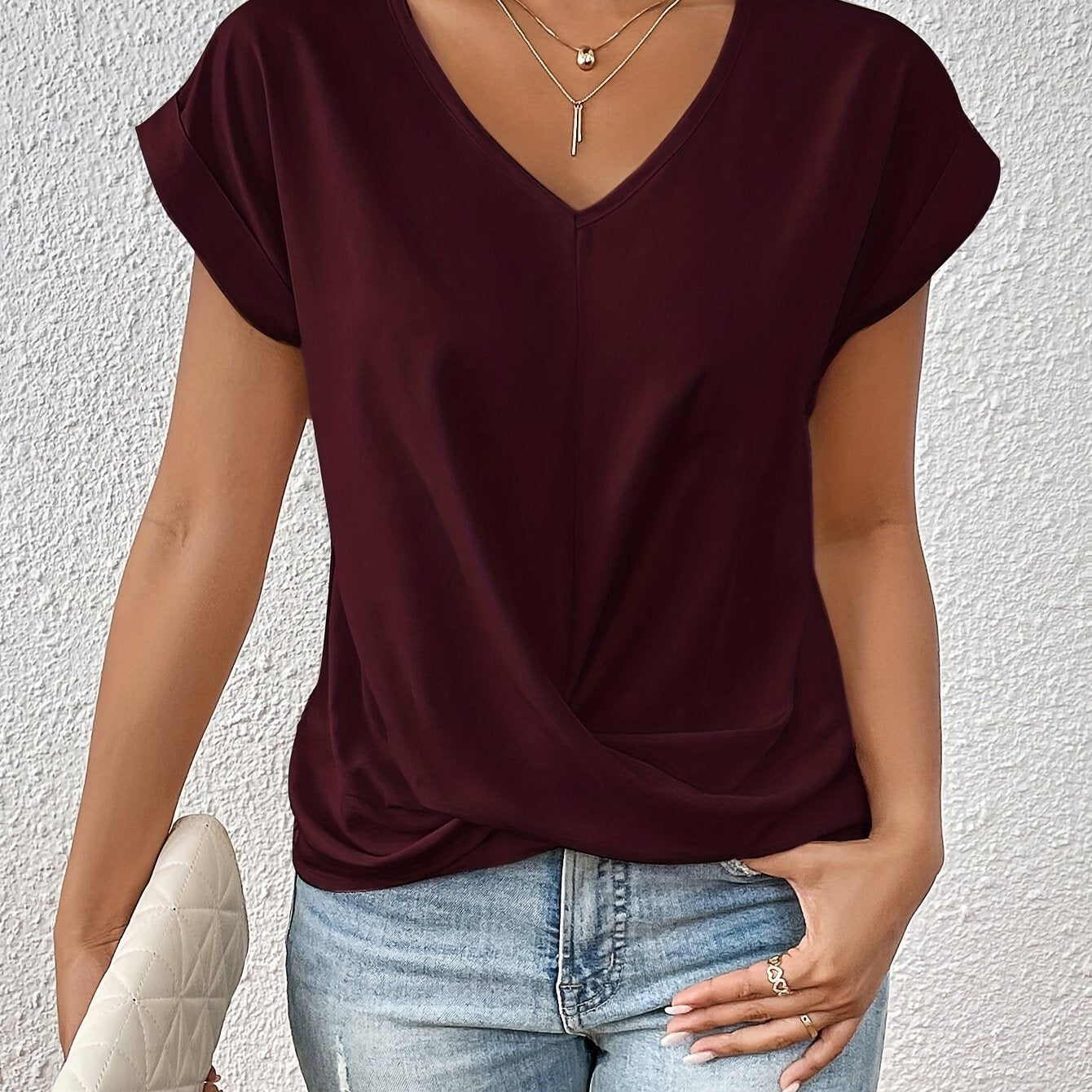 Amalie™ | Elegant V-hals top
