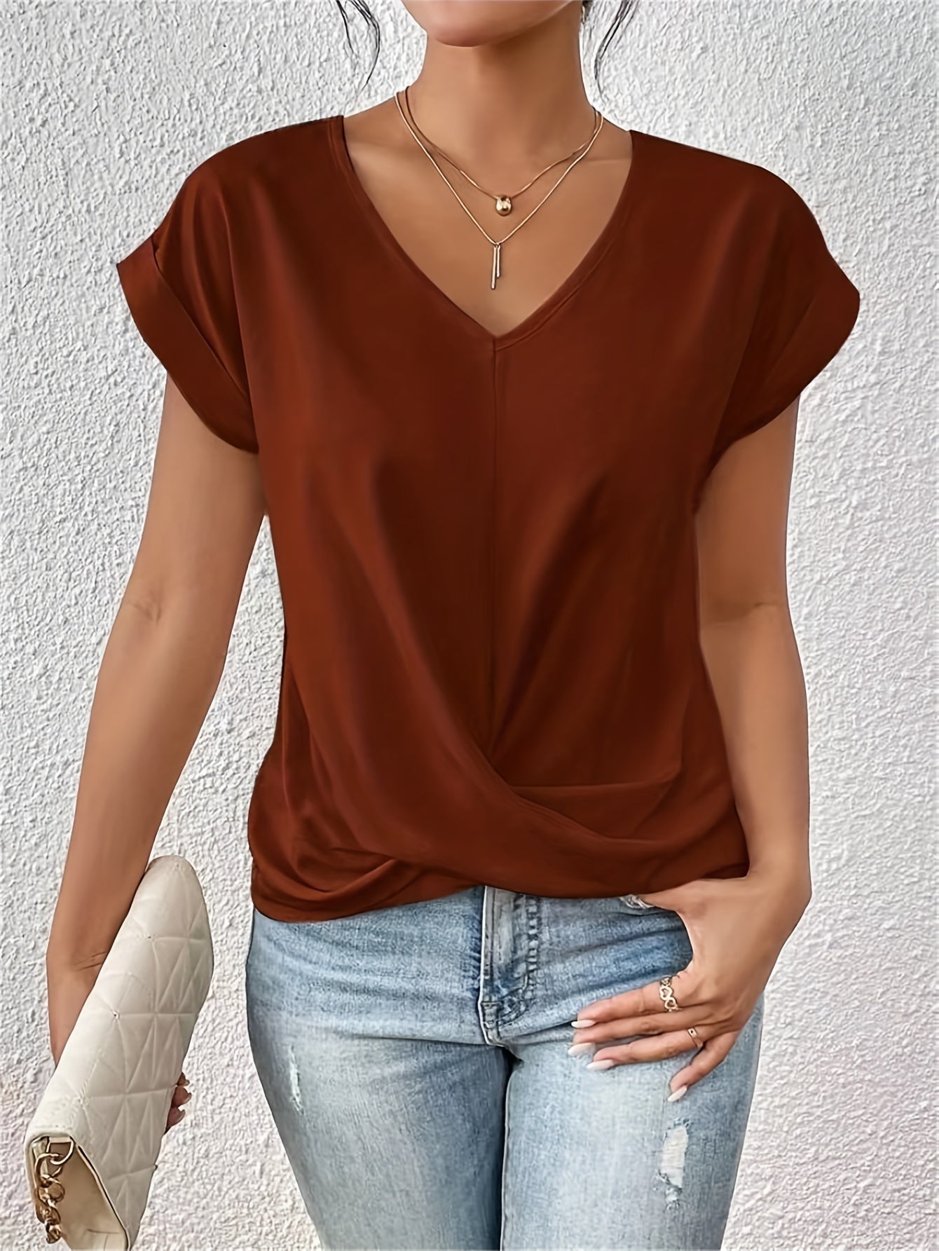 Amalie™ | Elegant V-hals top
