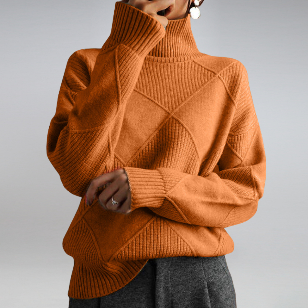 Rebekka | Blød Dame Cashmere Rullekrave til Vinter
