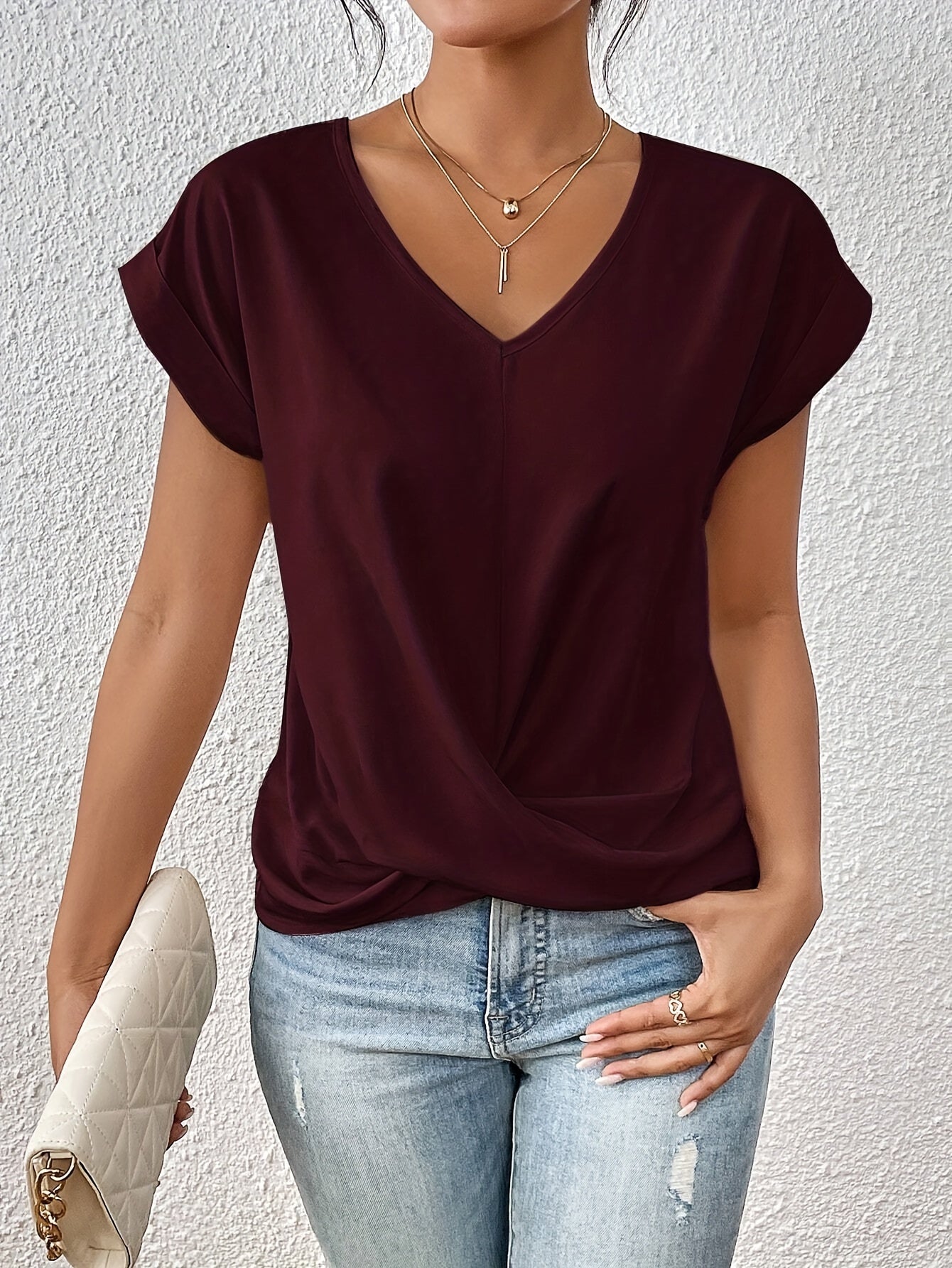 Amalie™ | Elegant V-hals top