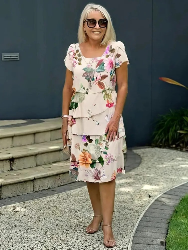 Emilie | Sommerkjole med Blomsterprint
