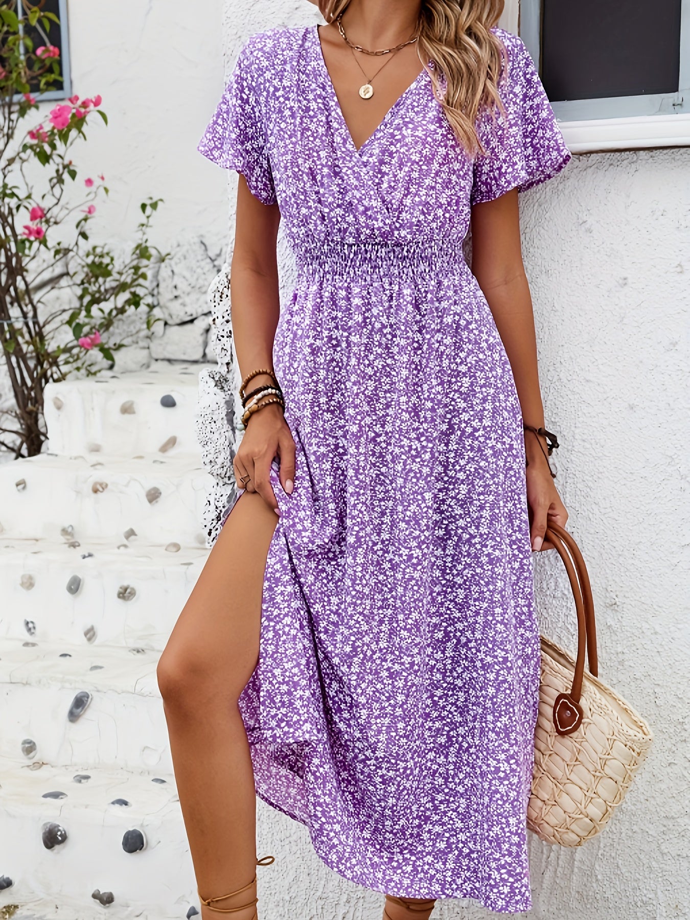 Emilie™ | Blomstret sommerkjole