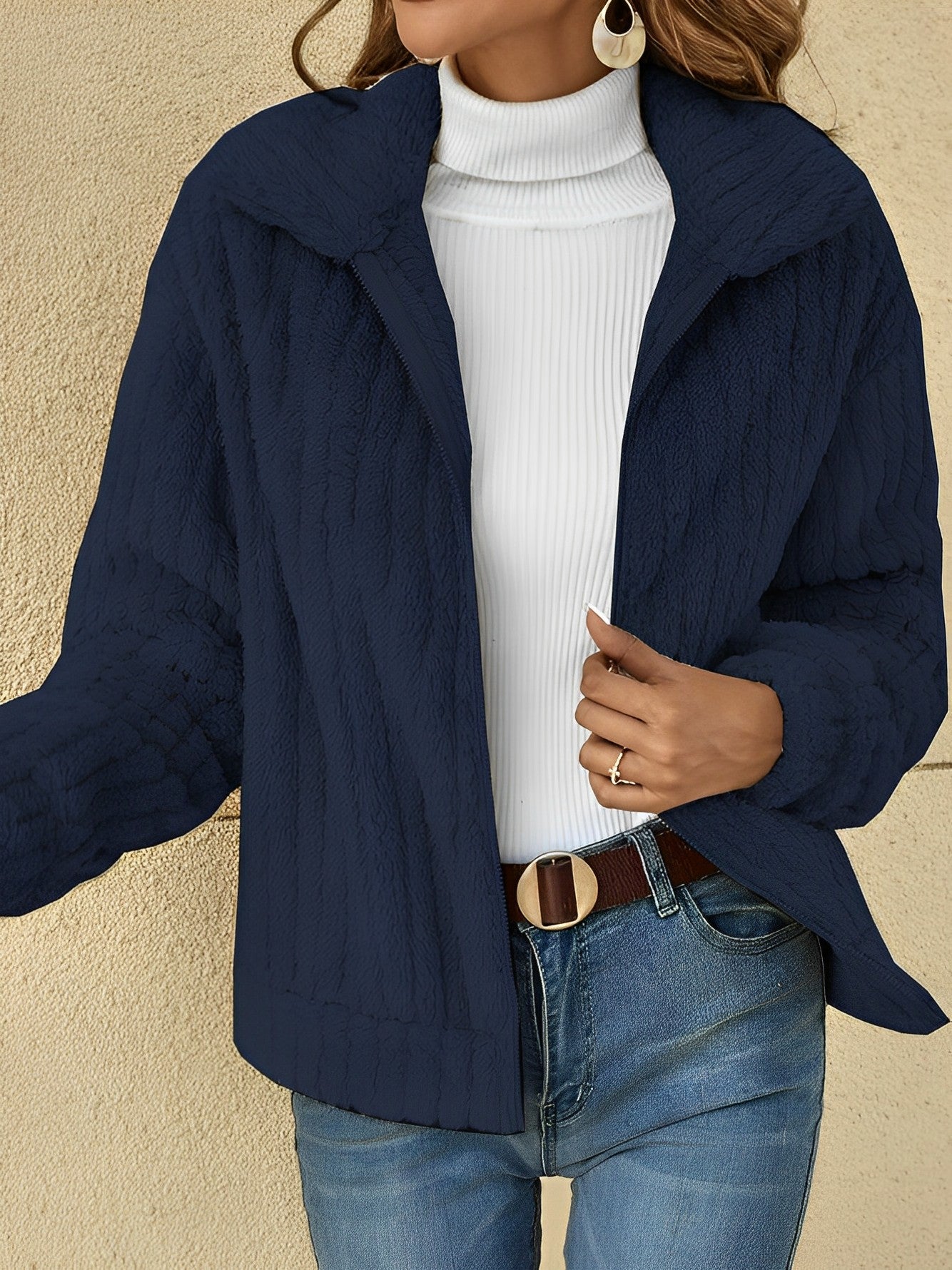 Karla | Elegant Teddyjakke til Varme Dage