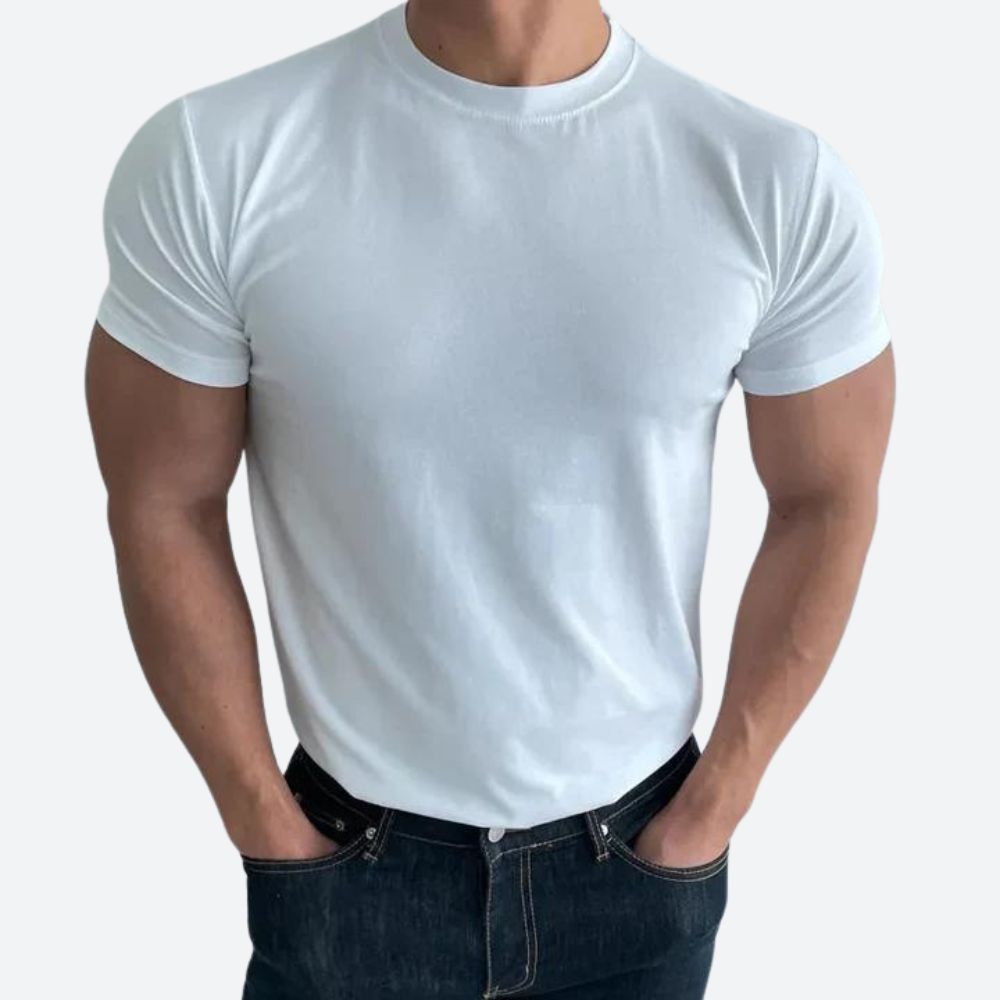 Spændt Herre T-shirt