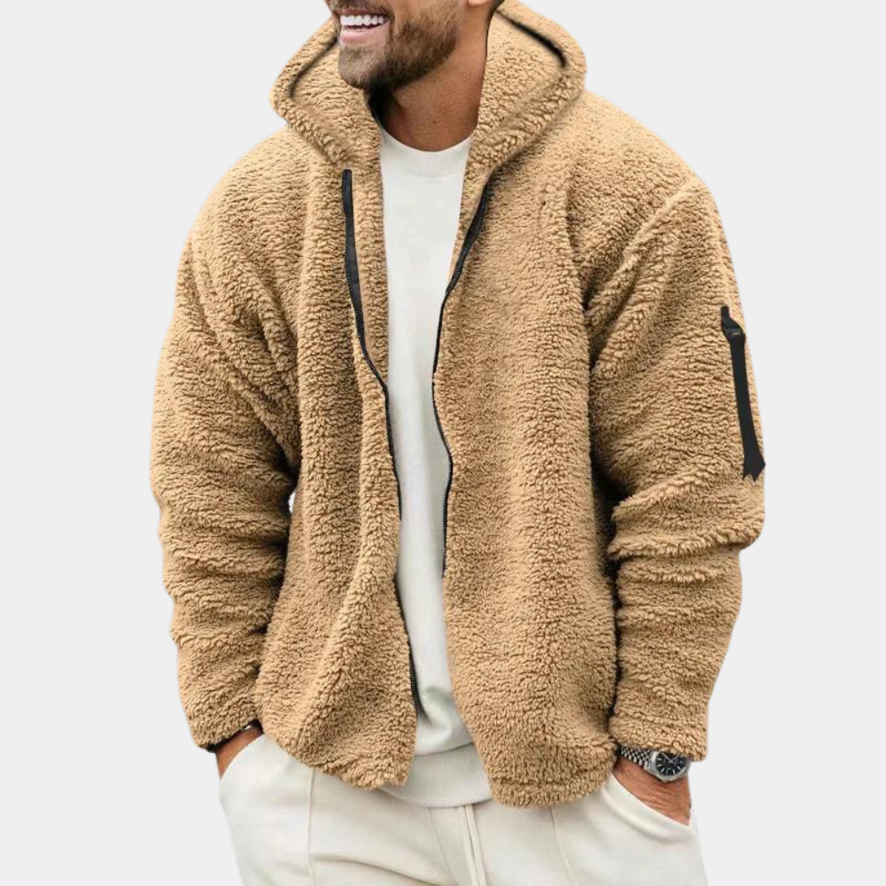 Thomas | Elegant cardigan med hætte til mænd