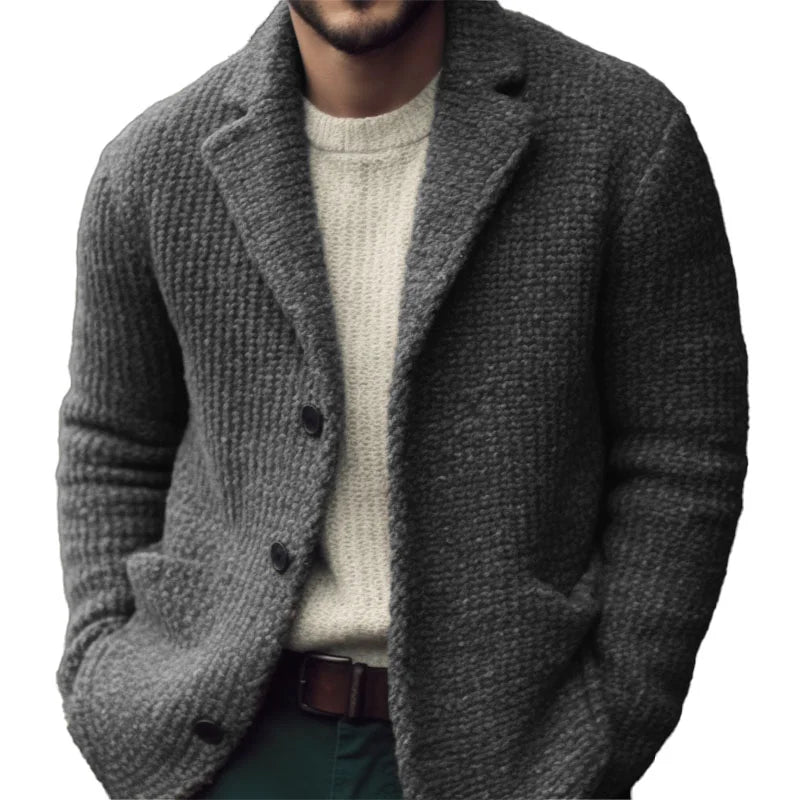 Rasmus | Strikket cardigan til mænd