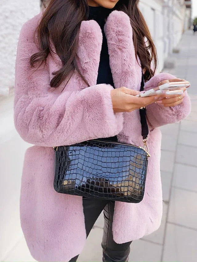 Emma | Elegant Teddyjakke til Kolde Dage