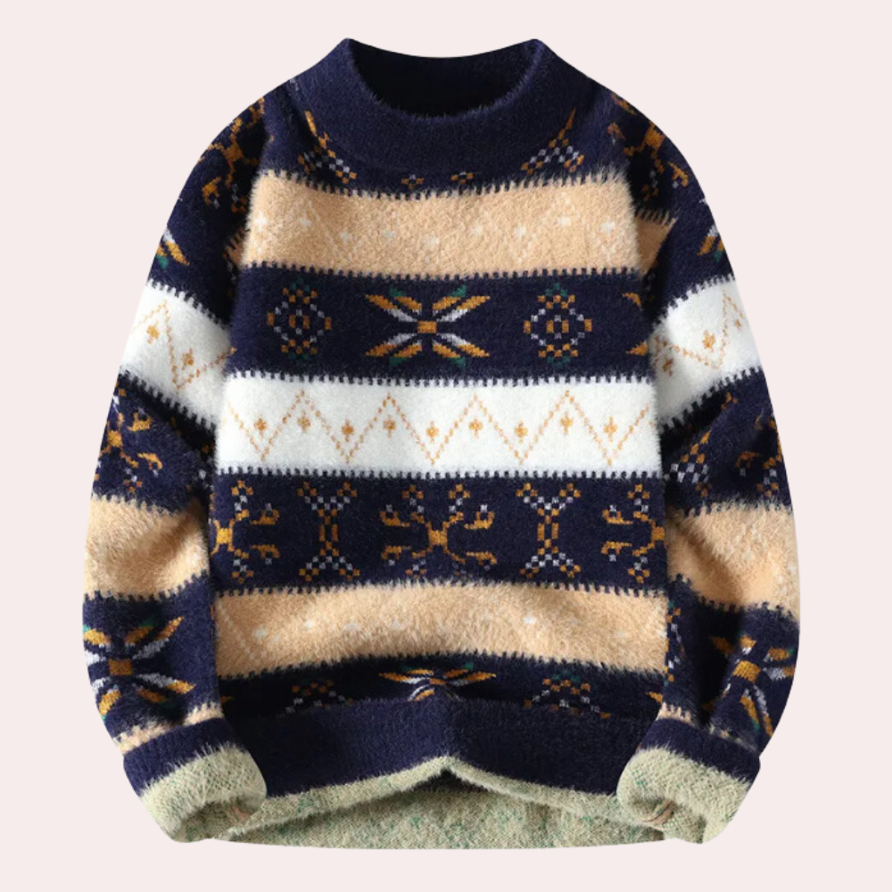 Frederik | Sweater med vintermotiv til mænd