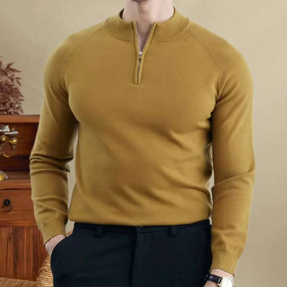 Anders | Slim fit uldsweater til mænd