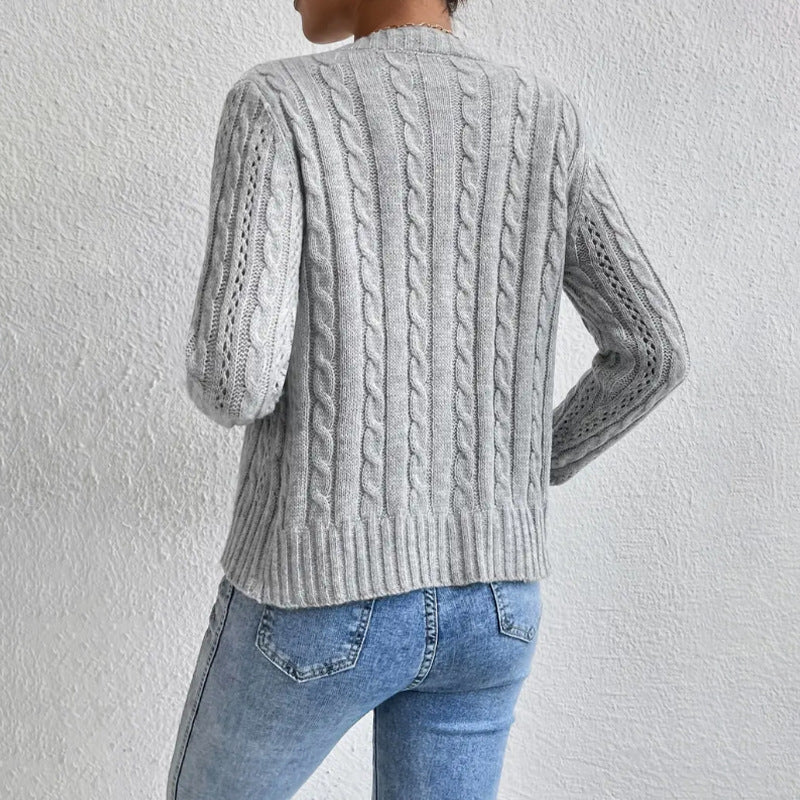 Mathilde | Elegant Langærmet Cardigan til Kvinder