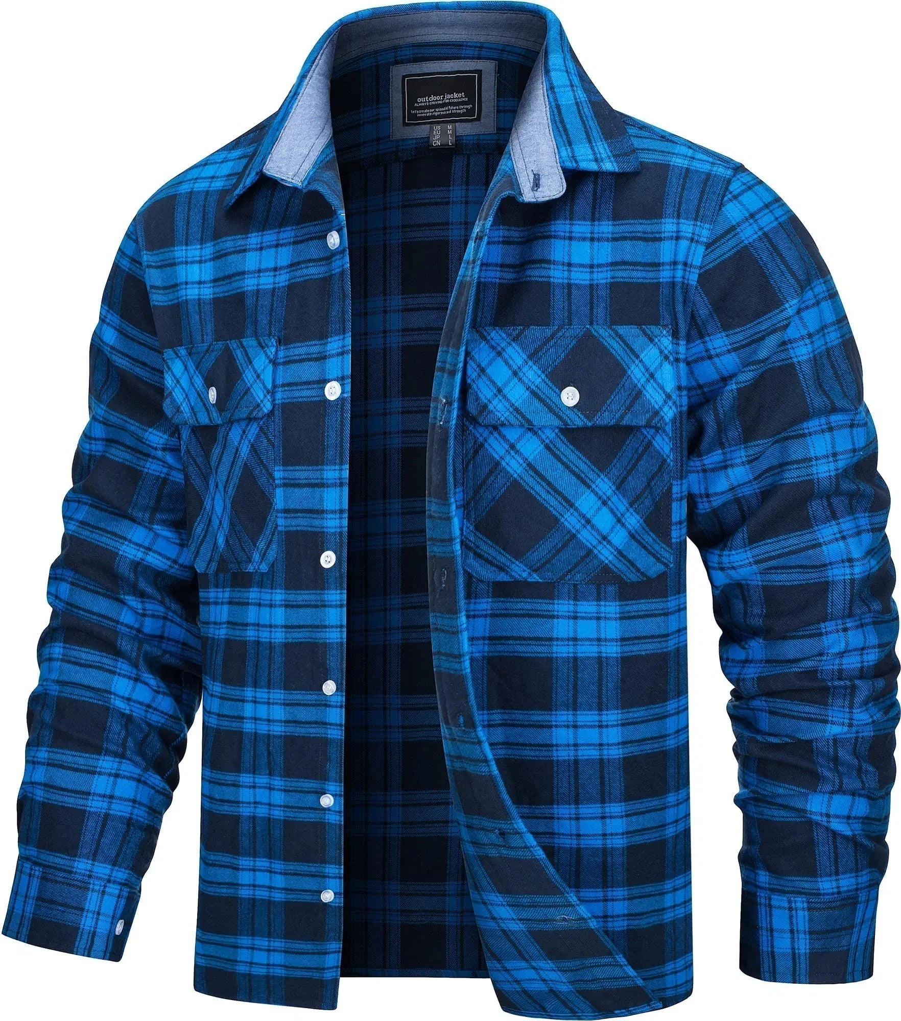Søren - Bomuld Ternet Flannel Skovhugger T-shirt