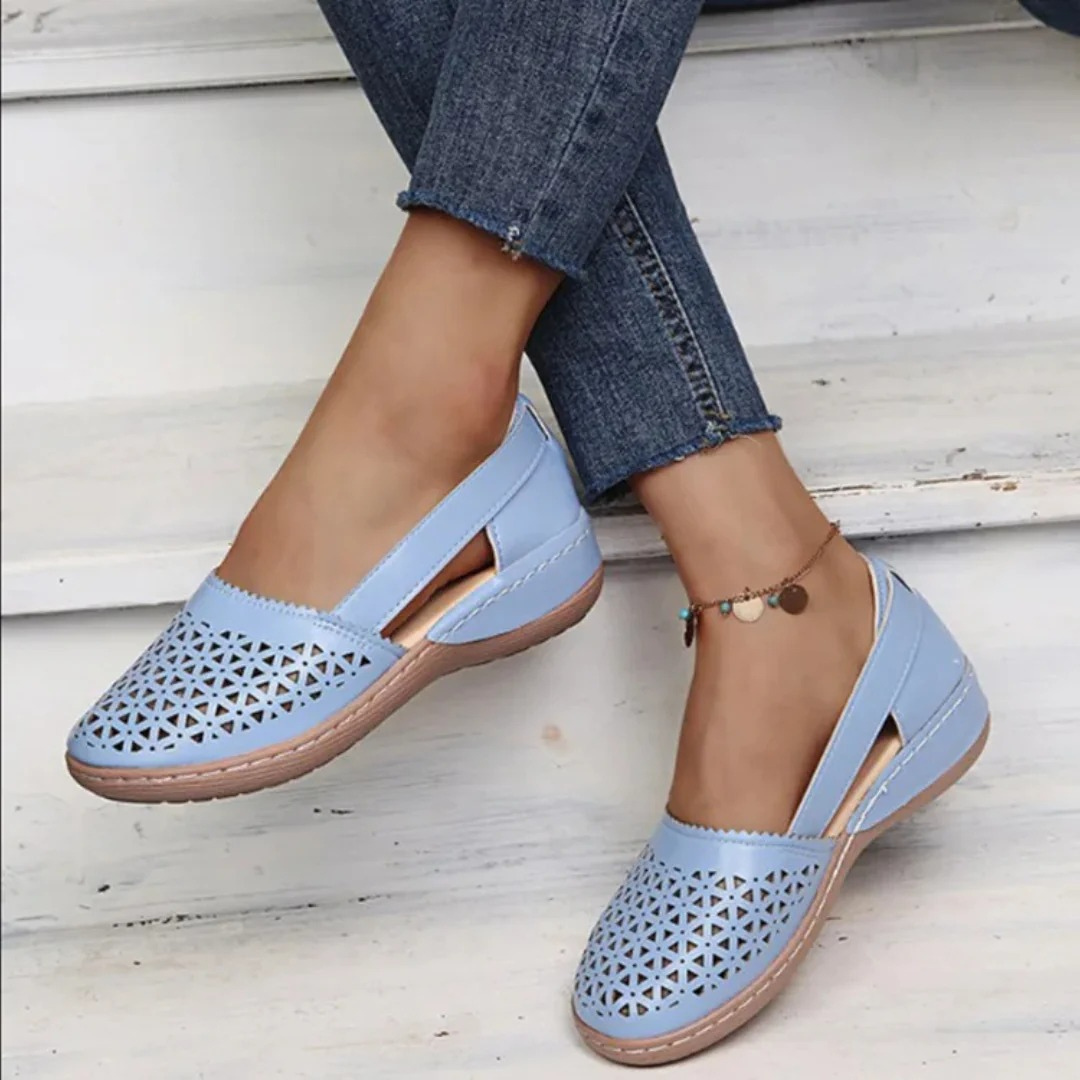 Komfortable slip-on sko med elegance