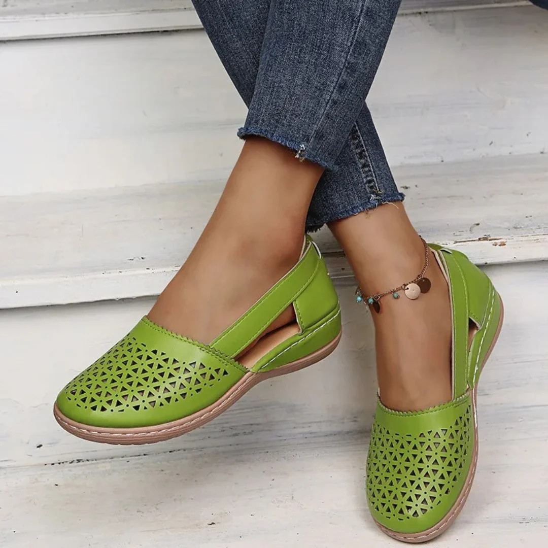 Komfortable slip-on sko med elegance