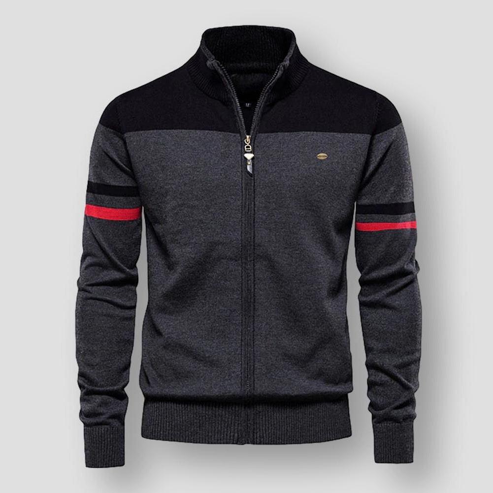 Kasper | Vinter sweater med lynlås til mænd