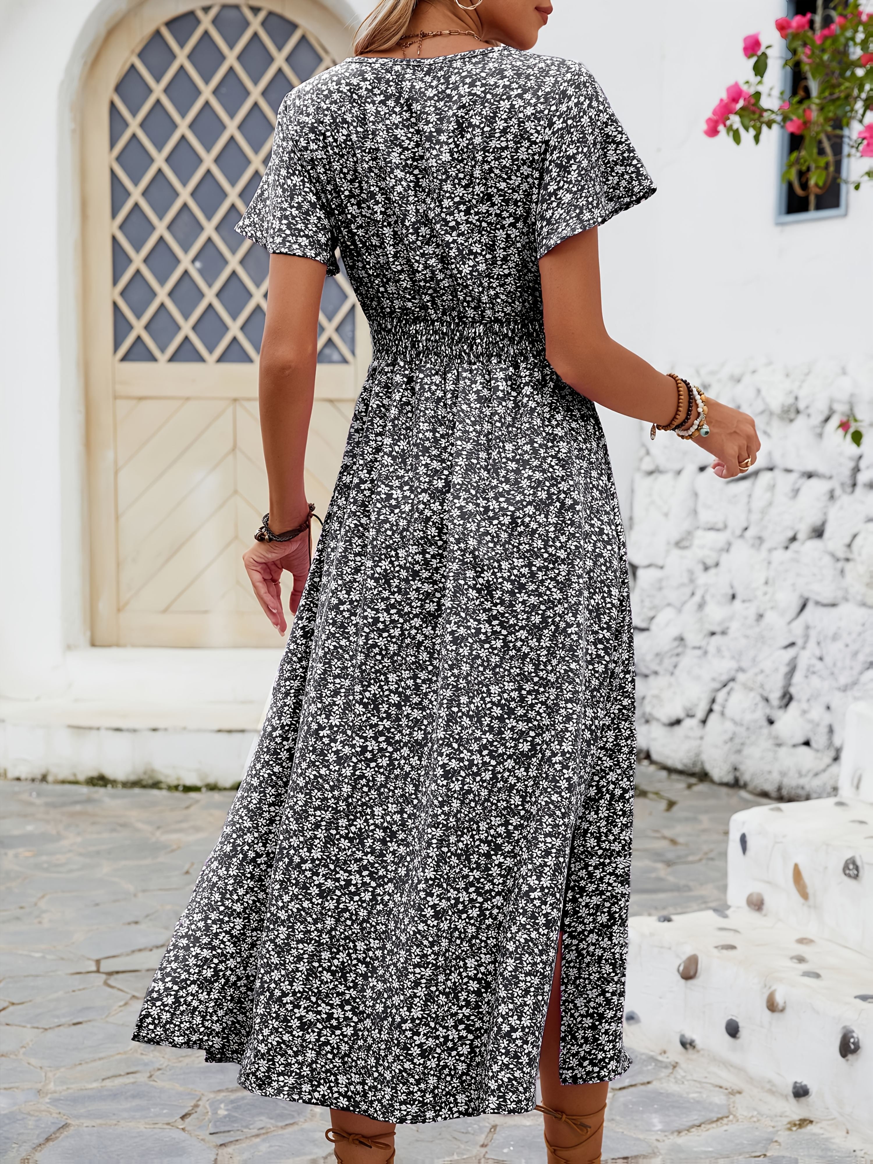 Emilie™ | Blomstret sommerkjole
