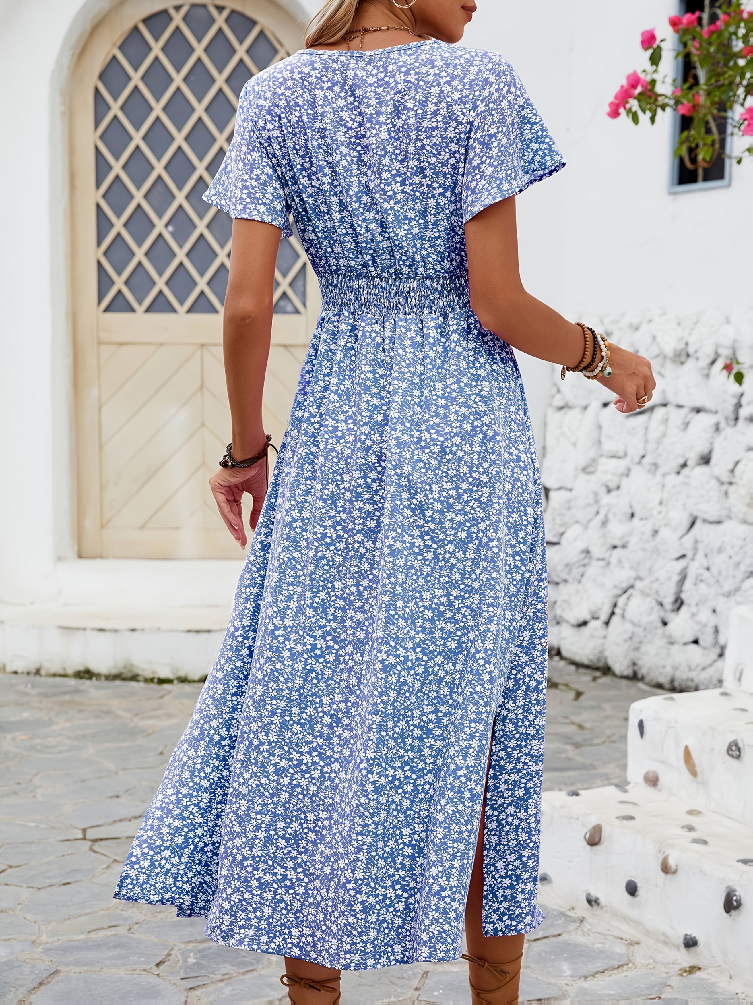 Emilie™ | Blomstret sommerkjole