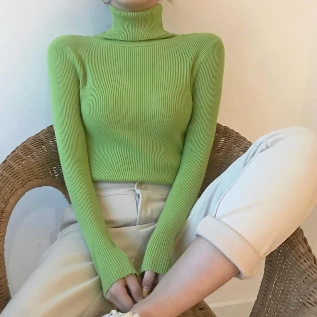 Tove | Vinterklar Cashmere Rullekrave Sweater
