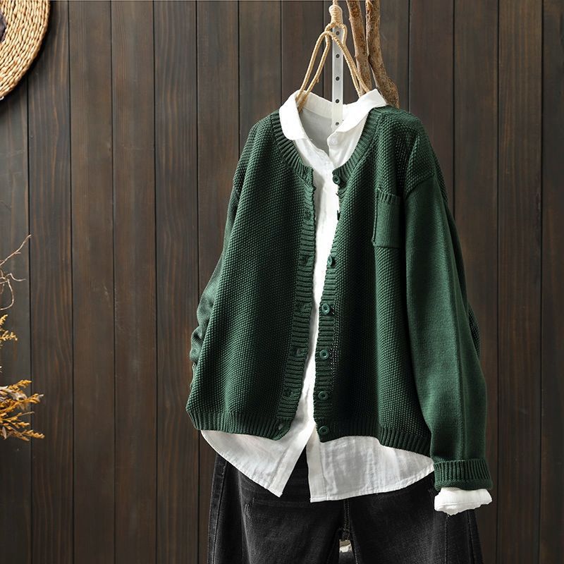 Sofia | Kvinders Plus Size Strikket Cardigan Komfort