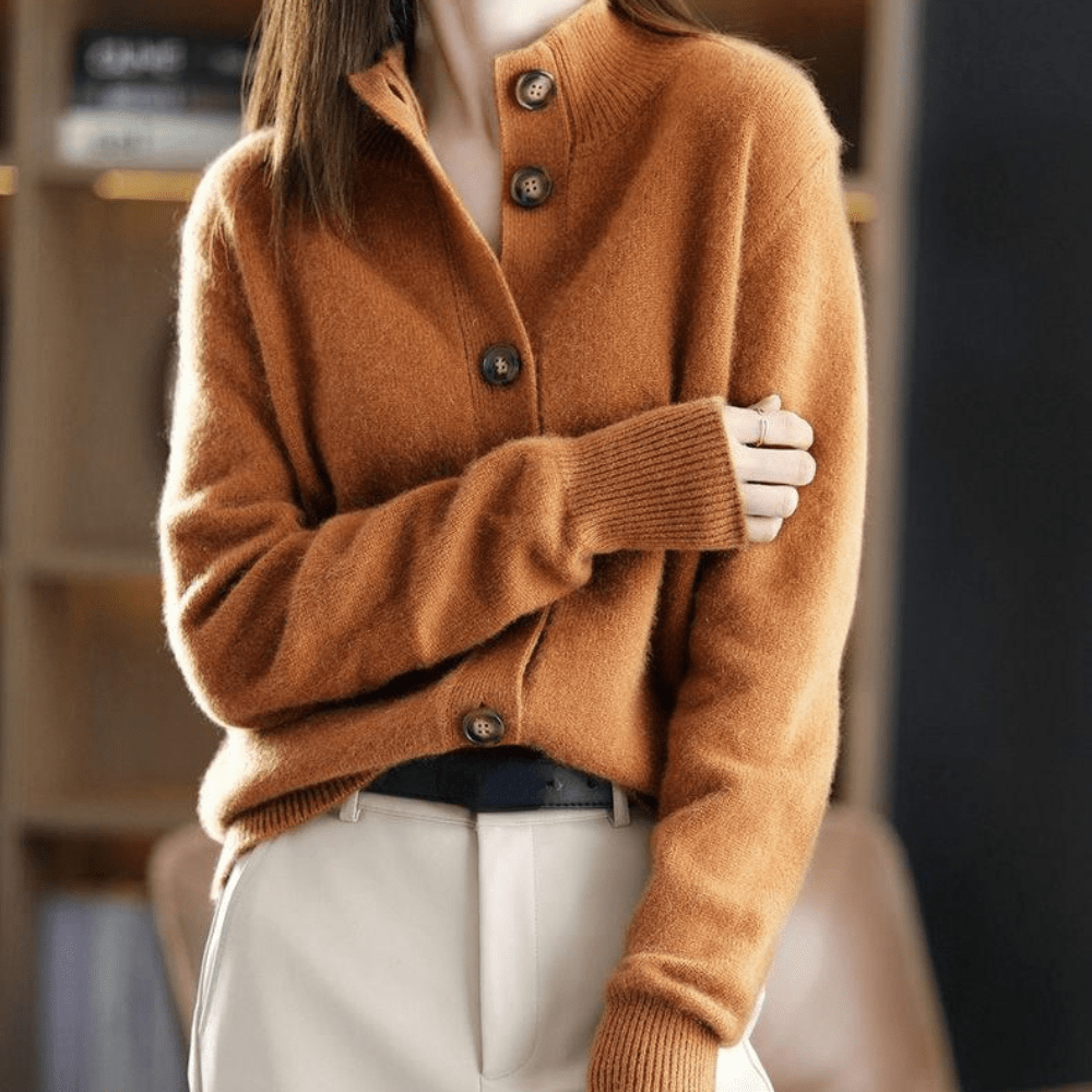 Anne - Luksuriøs Strikket Cardigan