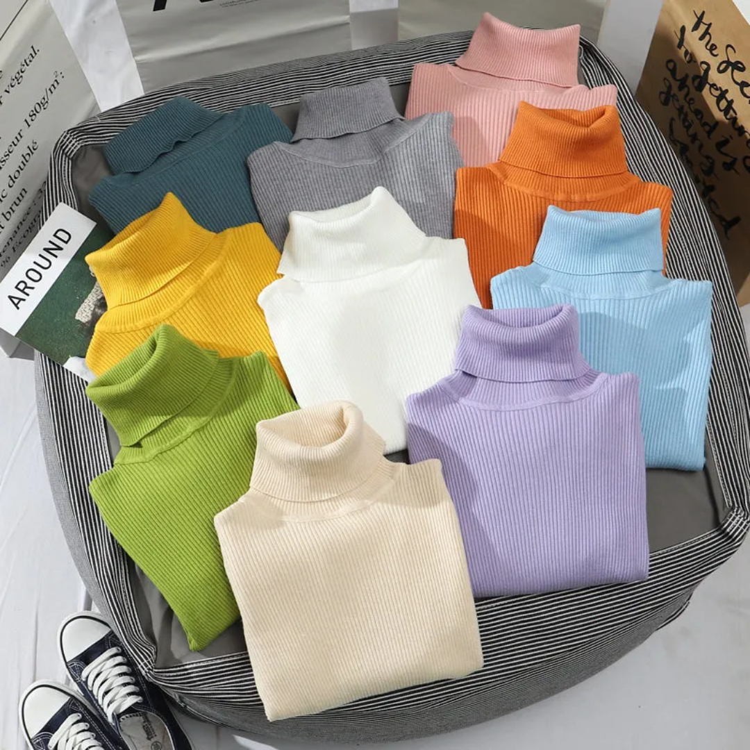 Tove | Vinterklar Cashmere Rullekrave Sweater