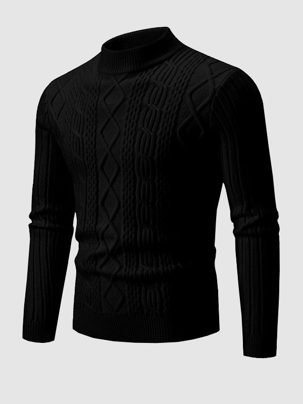 Esben | Vinter sweater med høj hals til mænd