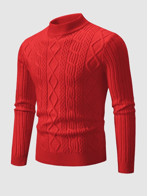 Esben | Vinter sweater med høj hals til mænd