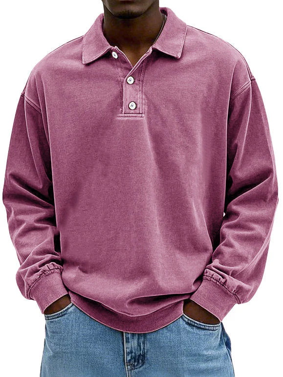 Maxime | Elegant Langærmet Polo Shirt