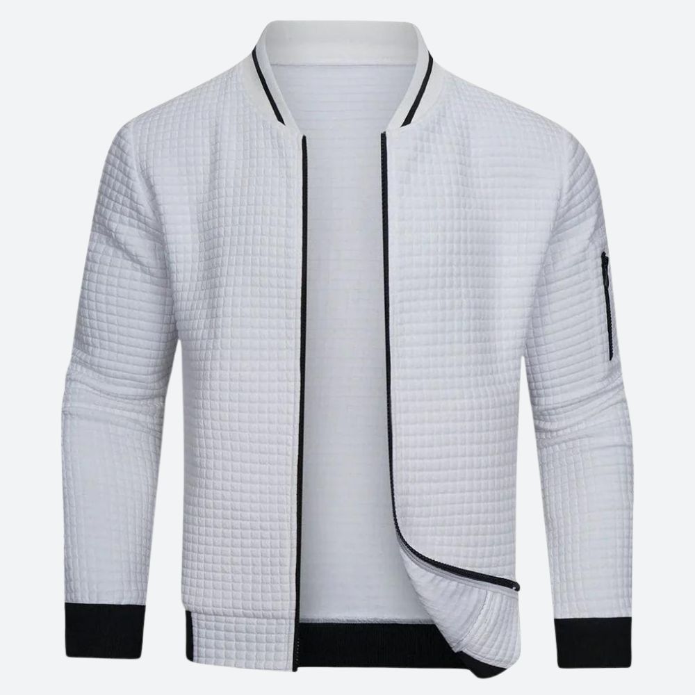 Lars | Cardigan med lynlås i casual stil til mænd