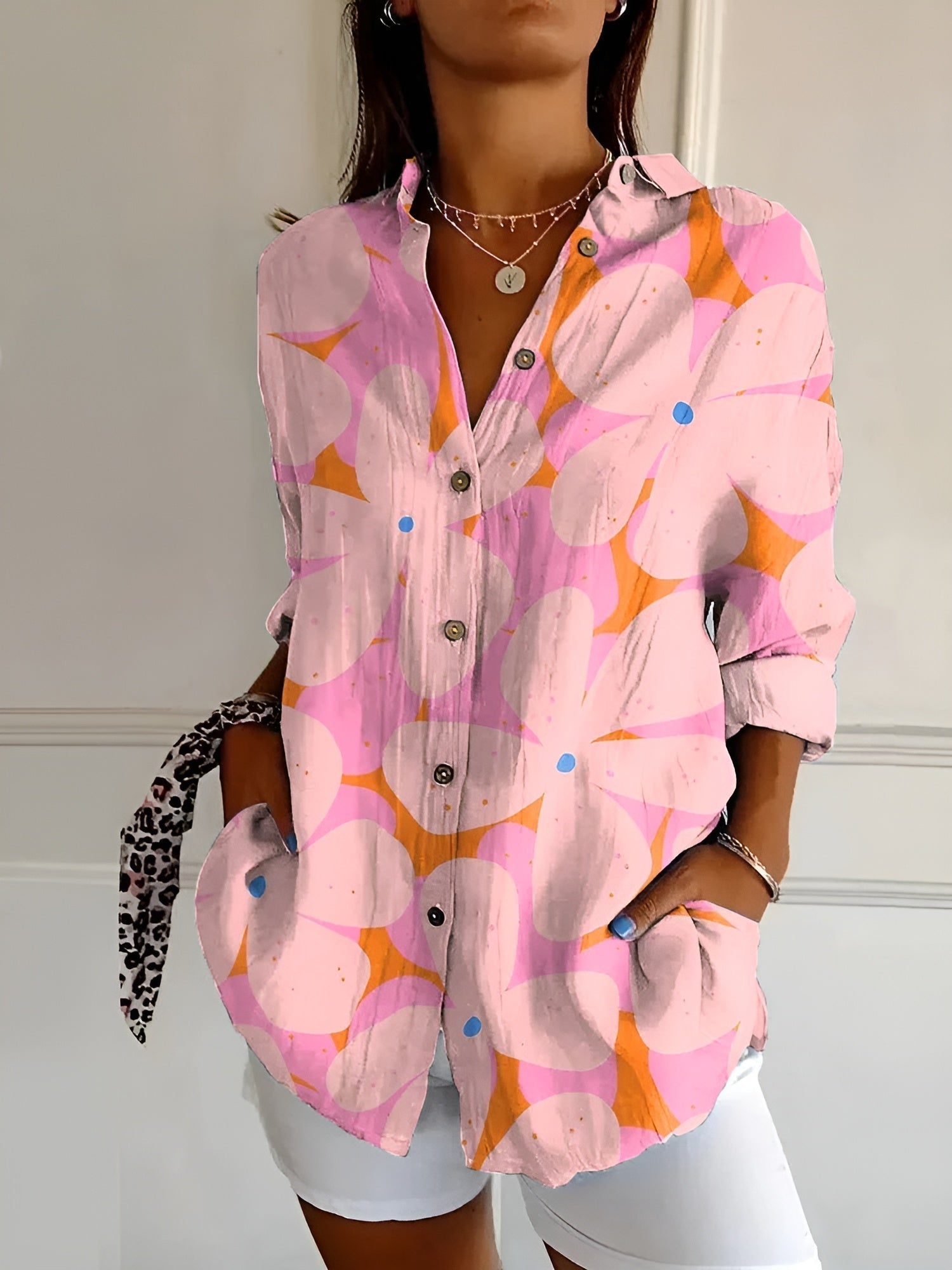 Elisabeth™ | Stilfuld langærmet skjorte