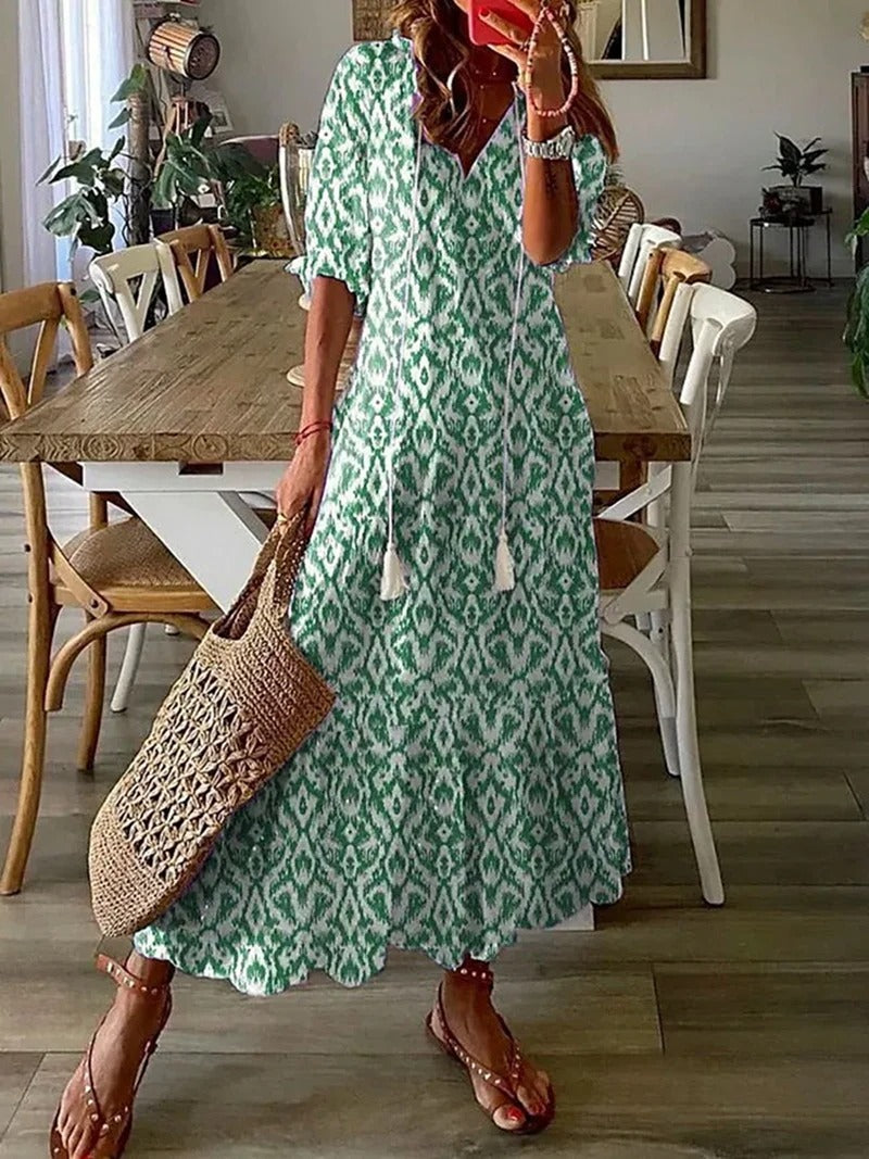 Selma | Elegant Kjole med Feminine Detaljer