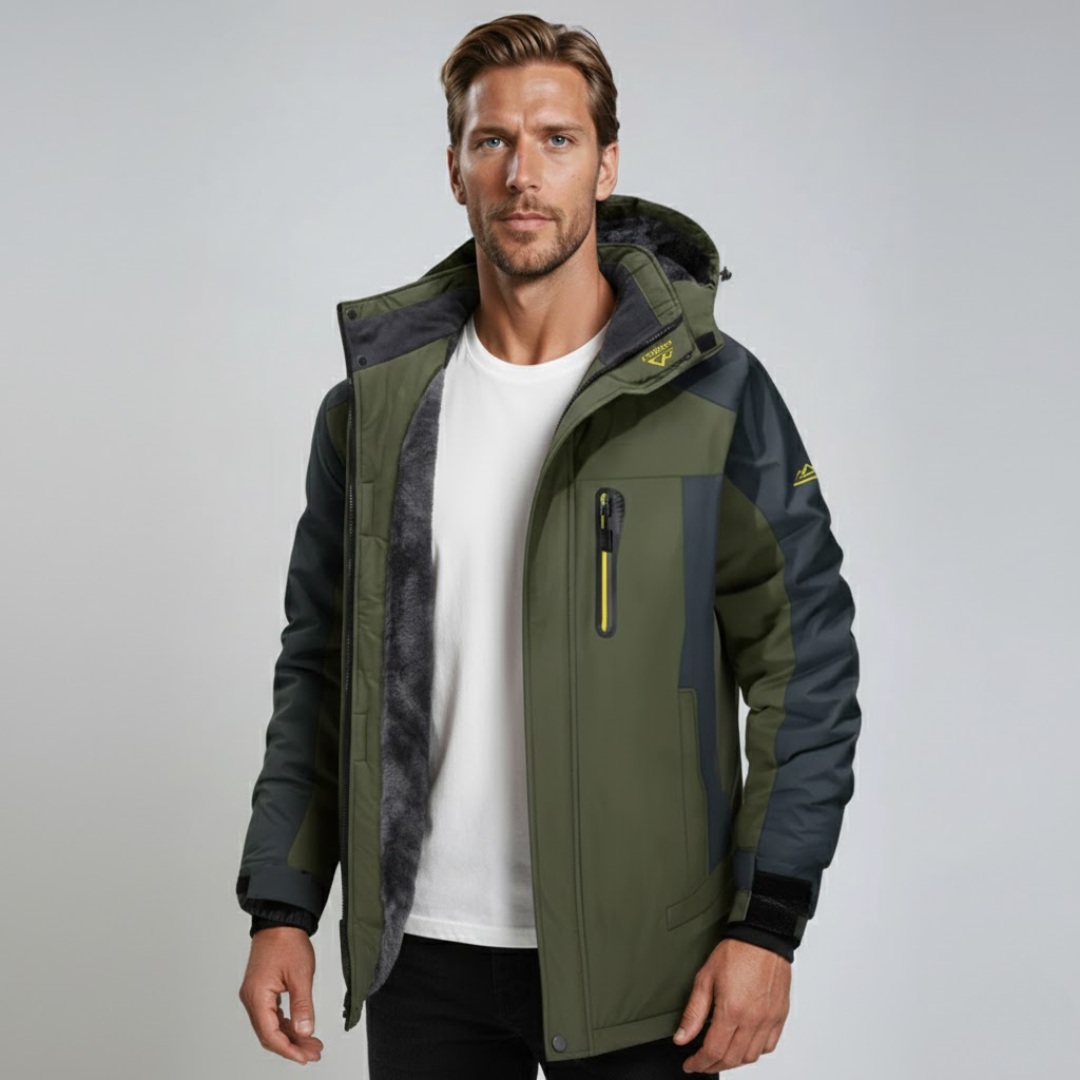 Vandtæt vinterjakke til mænd
