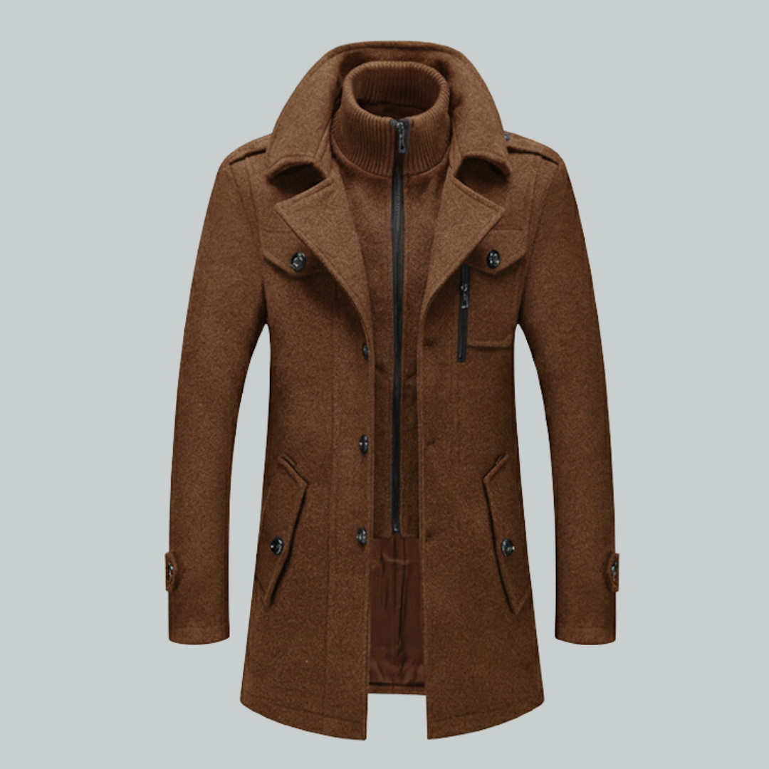 Moderne frakke til mænd