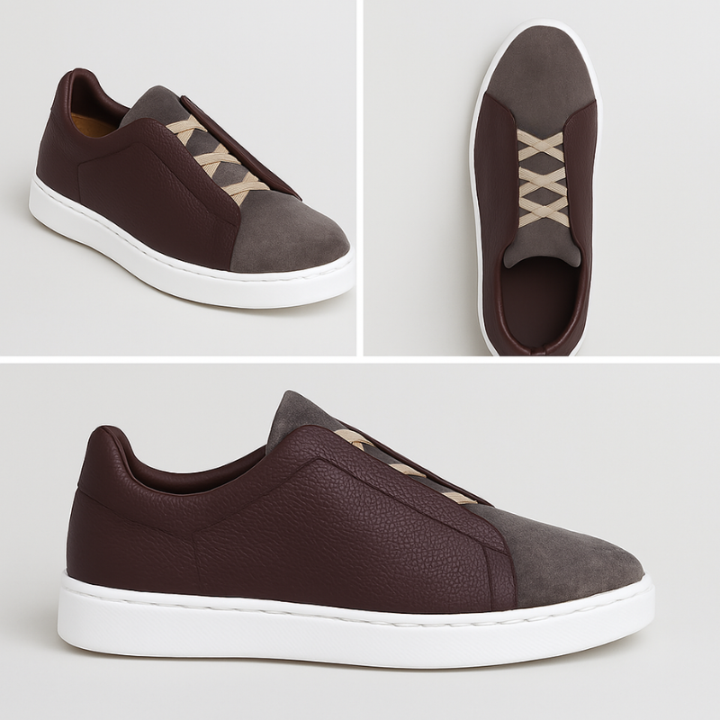 Eksklusive herresneakers med moderne design