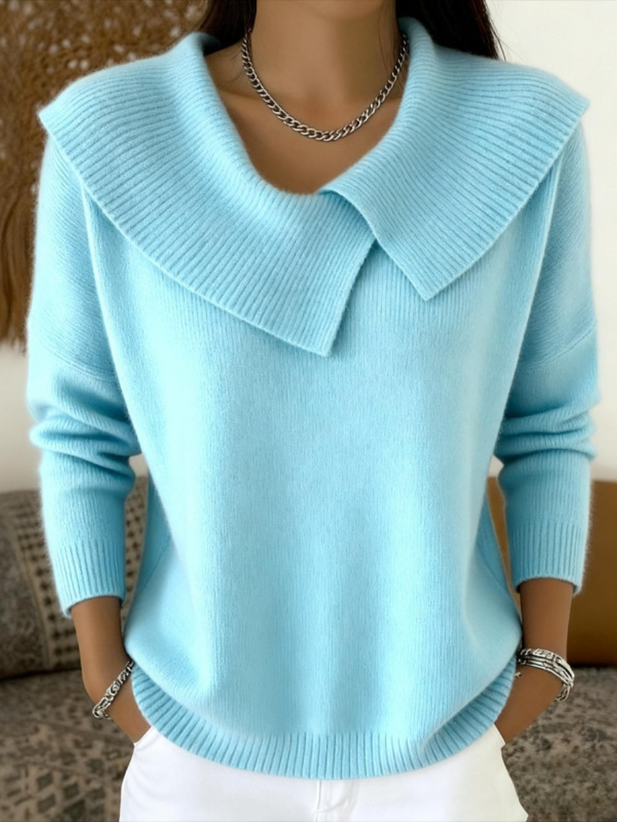 Lise™ | Varm Strikbluse