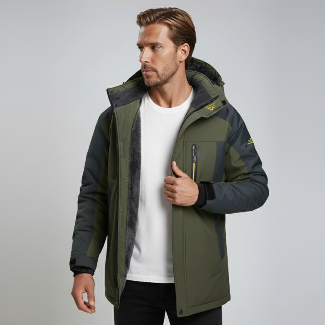 Vandtæt vinterjakke til mænd