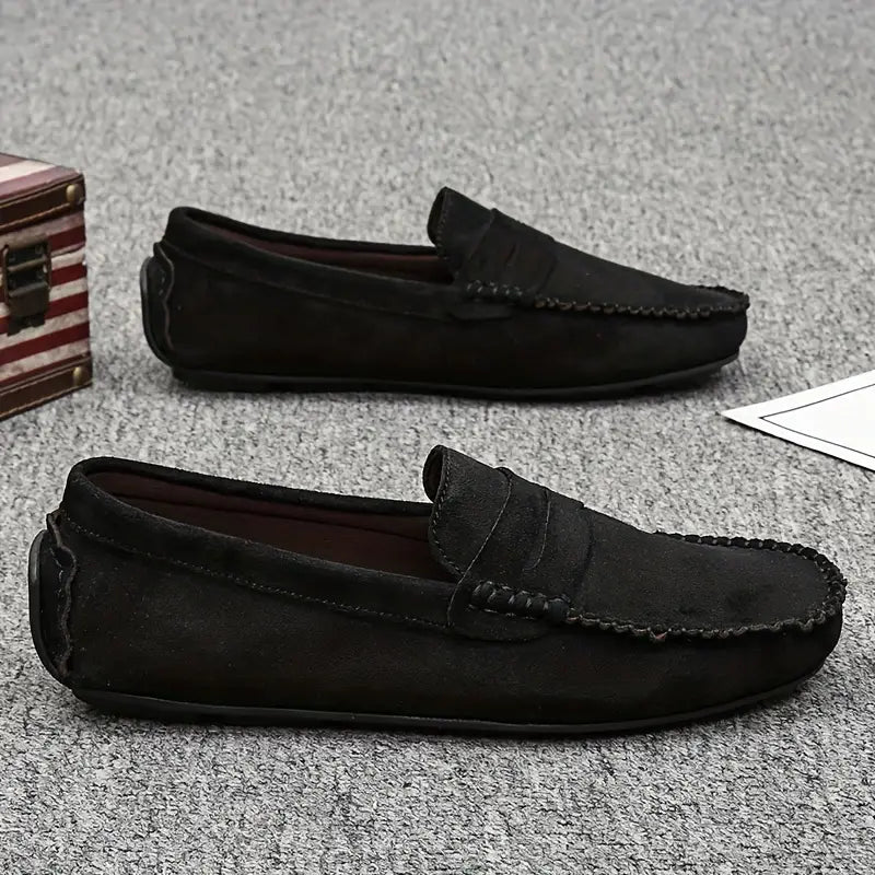 Læder Loafers med Komfort